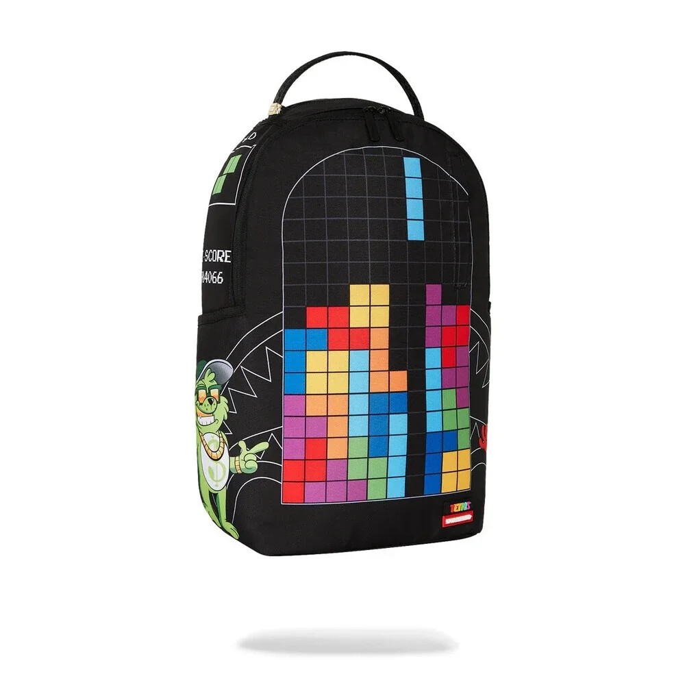 Sprayground Tetris With Diablo and Money Bear Unisex Multicolor Backpack SPR110